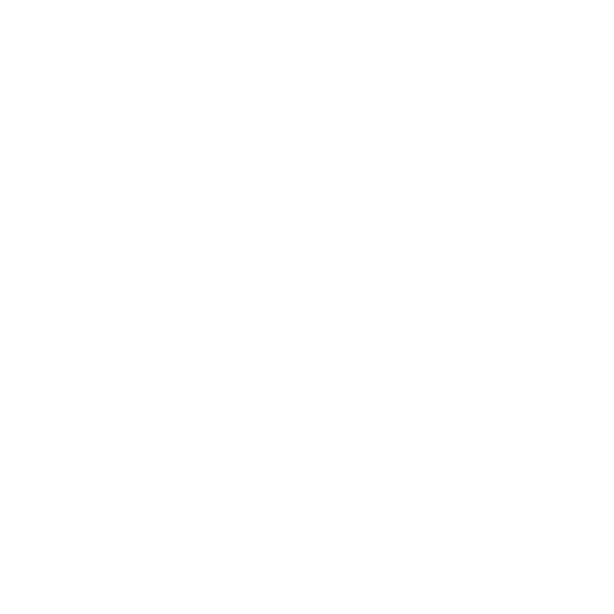 Palm Tree Sunset Logo #ffffff