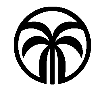 Palm Tree Circle Logo