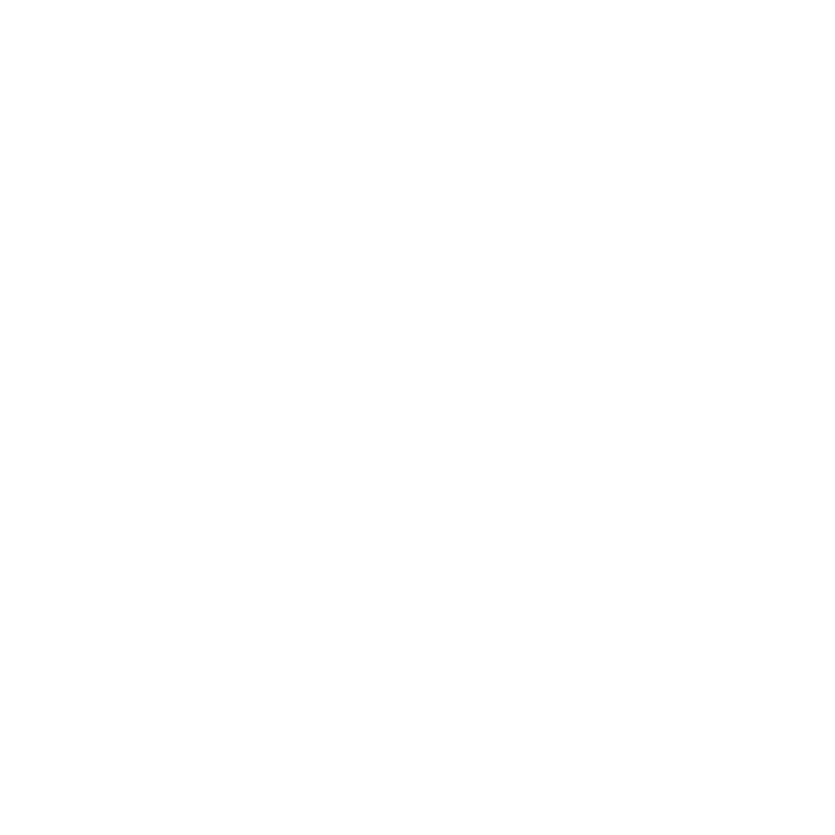 Bold Geometric Palm Tree Logo #ffffff