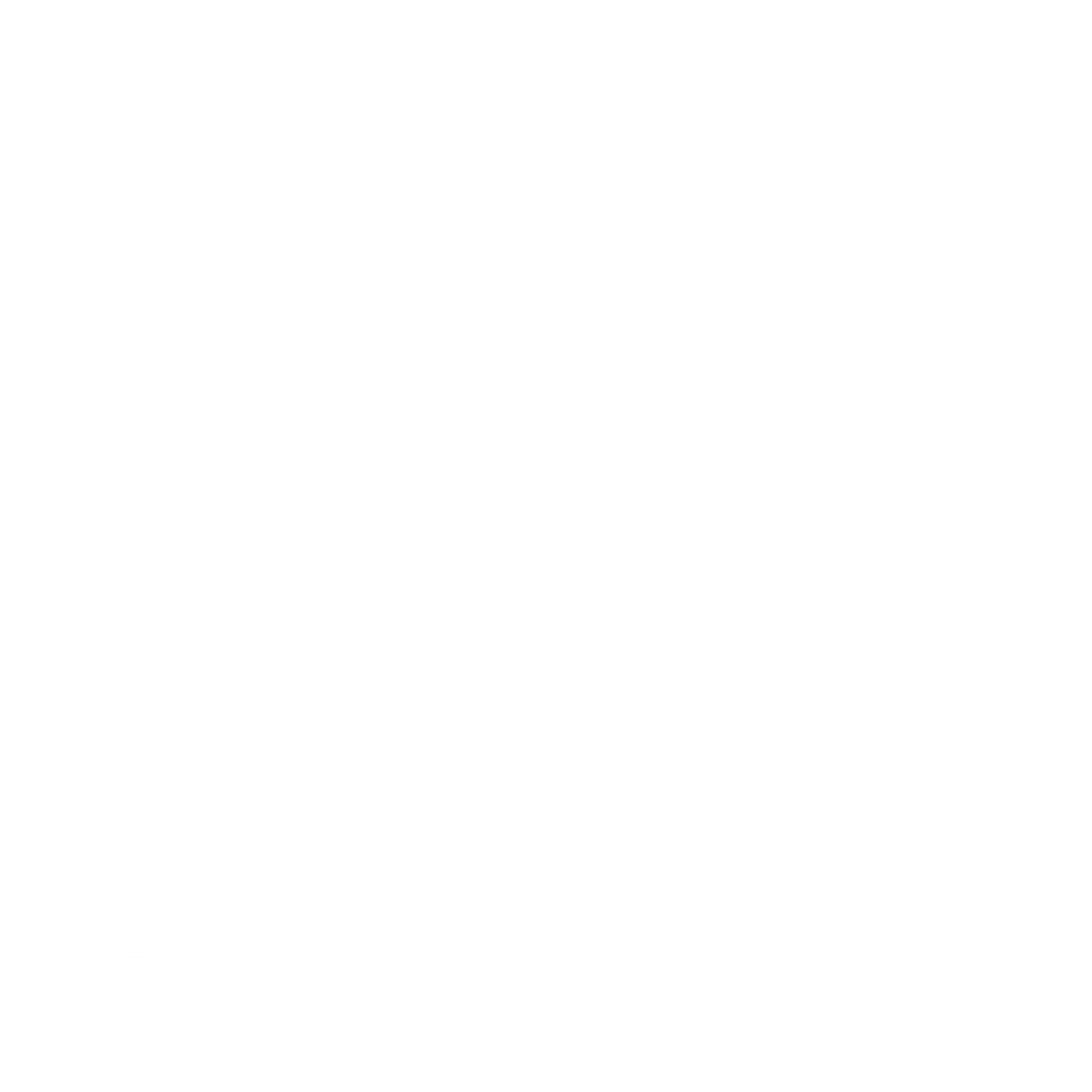 Bold Geometric Palm Tree Logo #ffffff