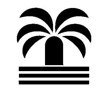 Palm Tree Stripe Logo