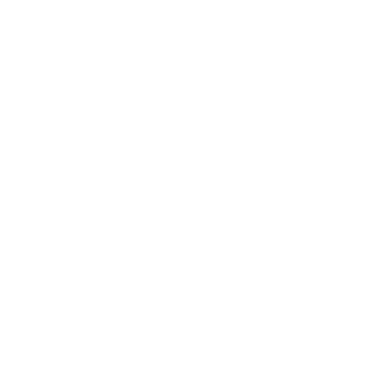 Palm Tree Stripe Logo #ffffff