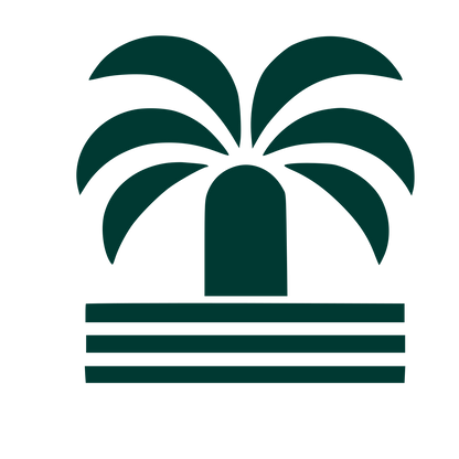 Palm Tree Stripe Logo #003932