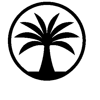 Palm Tree Circle Logo