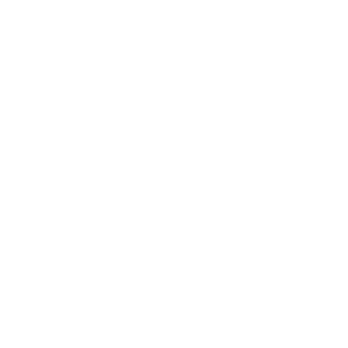 Bold Geometric Palm Tree Logo #ffffff
