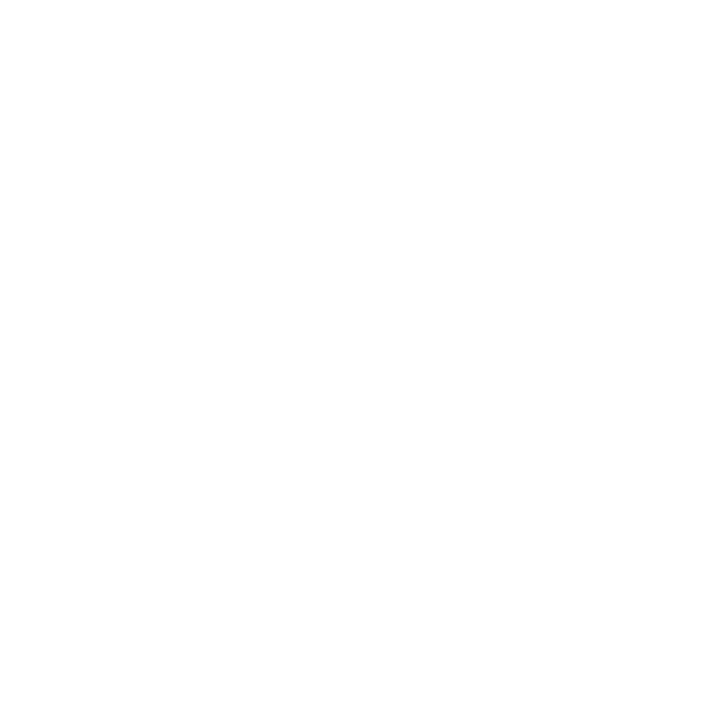 Monoline Mushroom Logo #ffffff