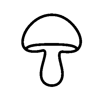 Monoline Mushroom Logo