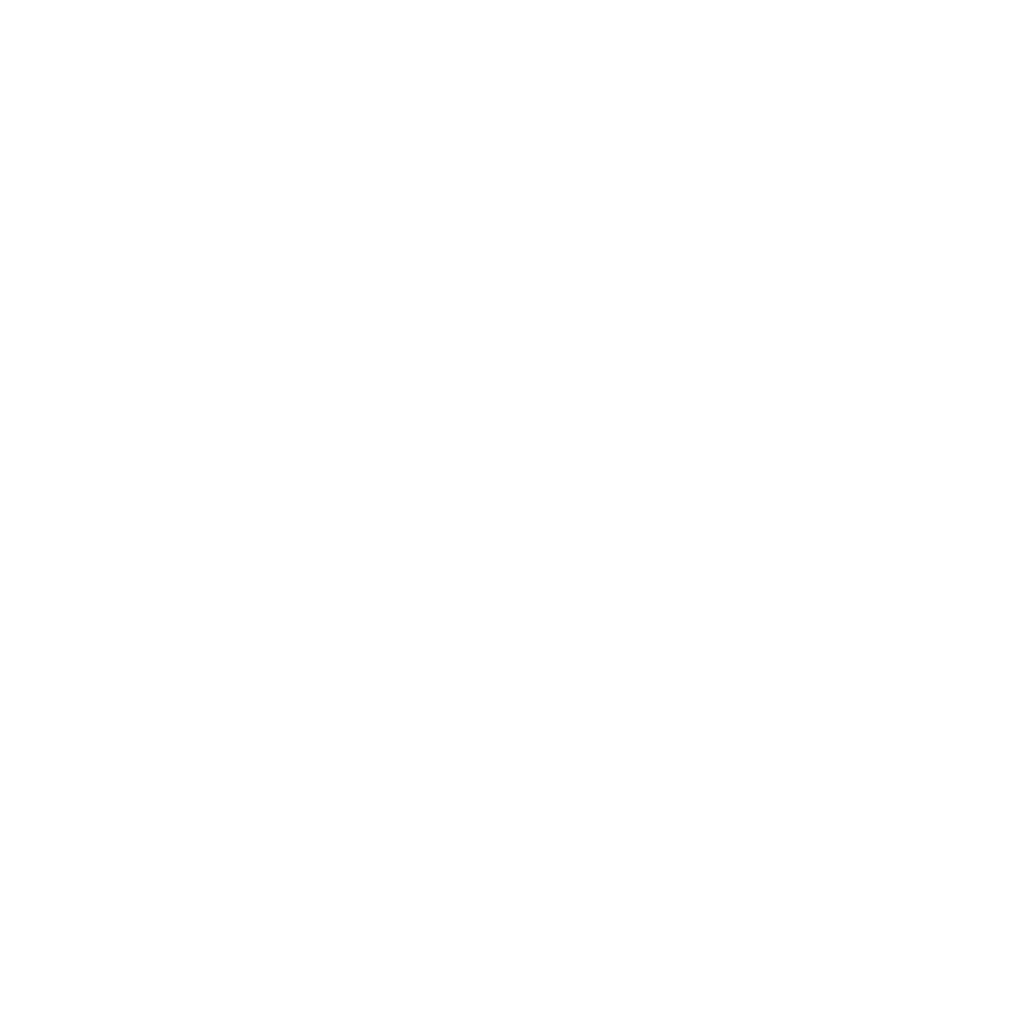 Monoline Mushroom Trio Logo #ffffff