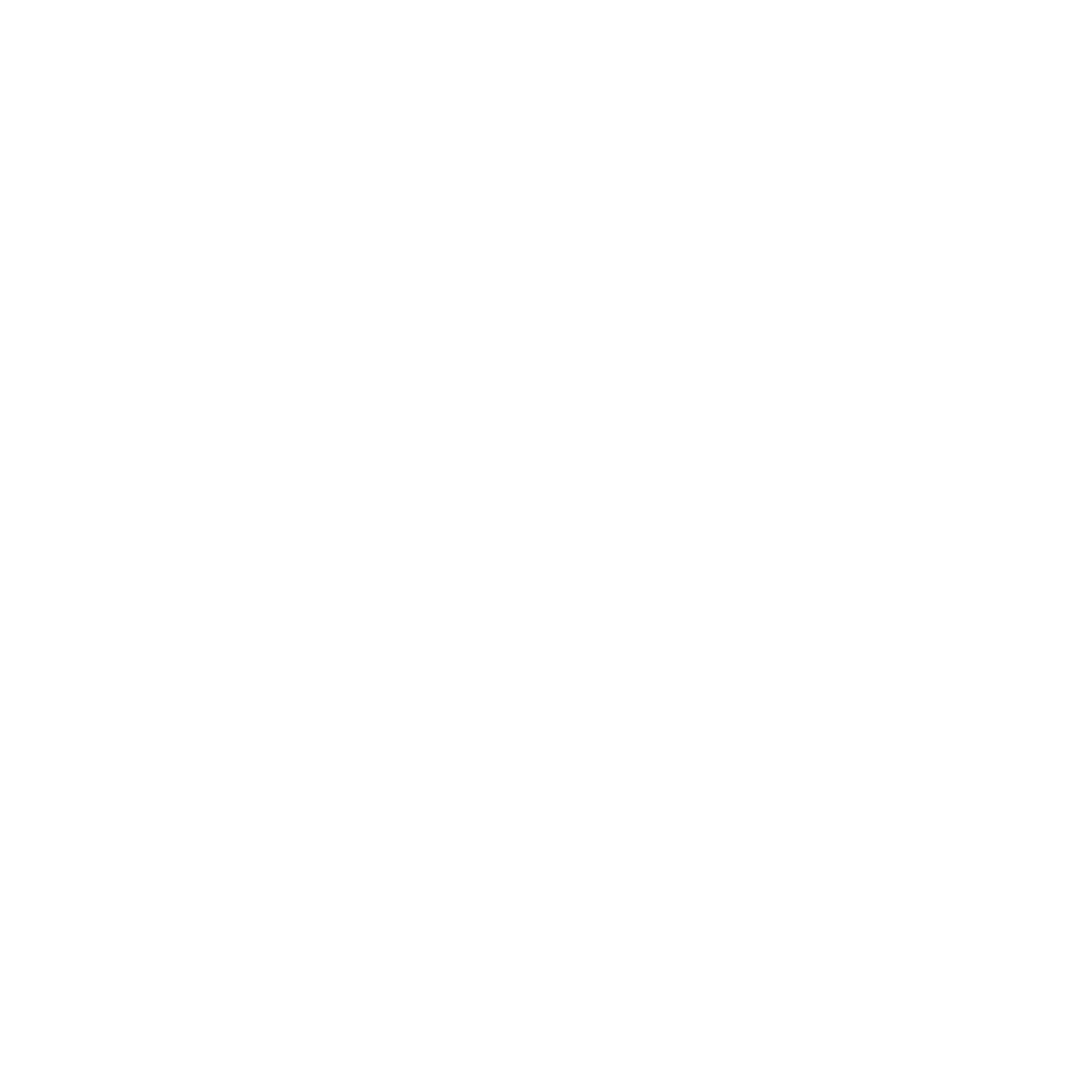 Monoline Mushroom Swirl Logo #ffffff