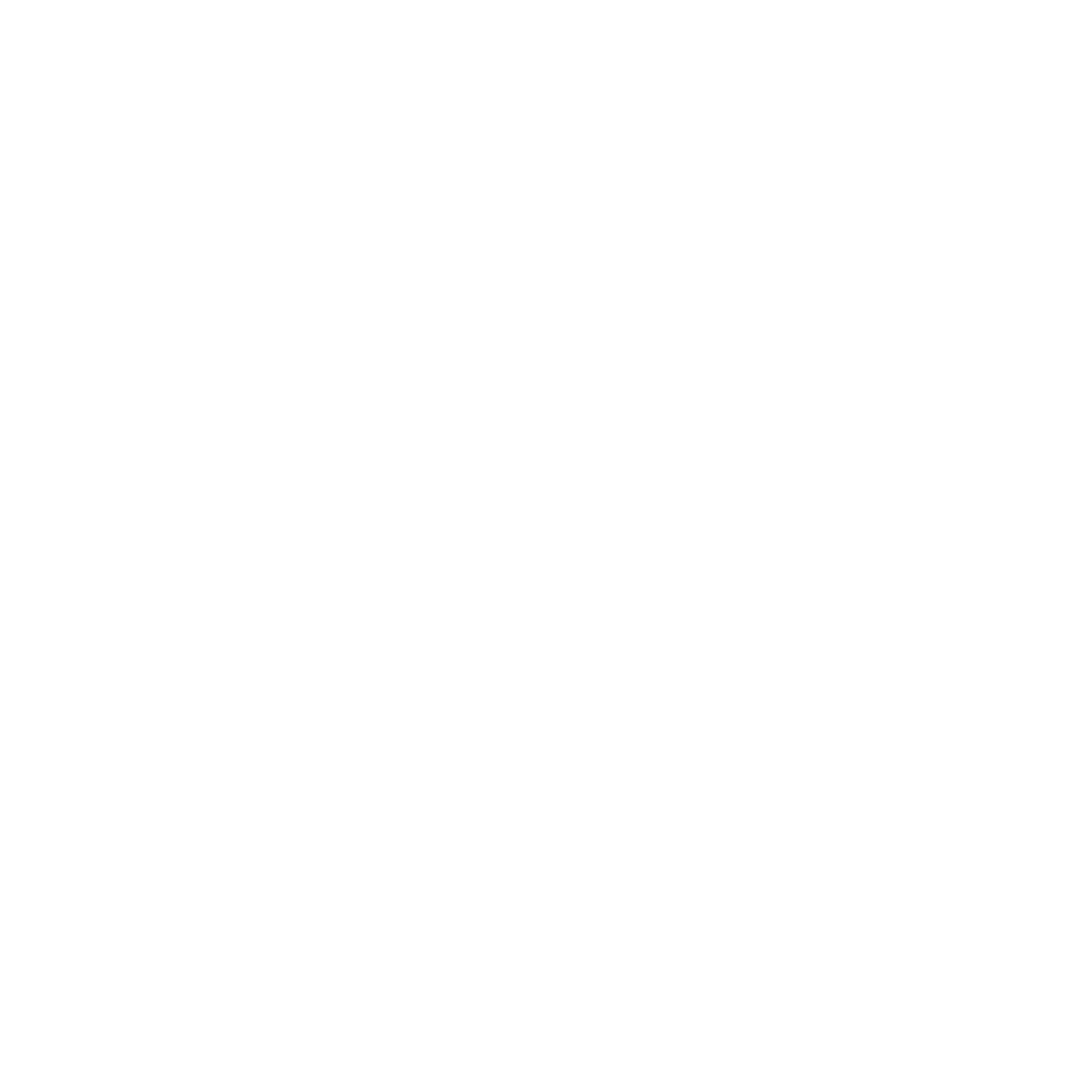 Monoline Mushroom Logo #ffffff