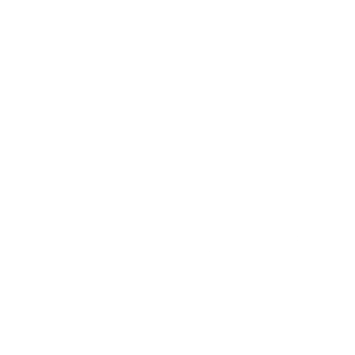 Car Shield Negative Space Logo #ffffff
