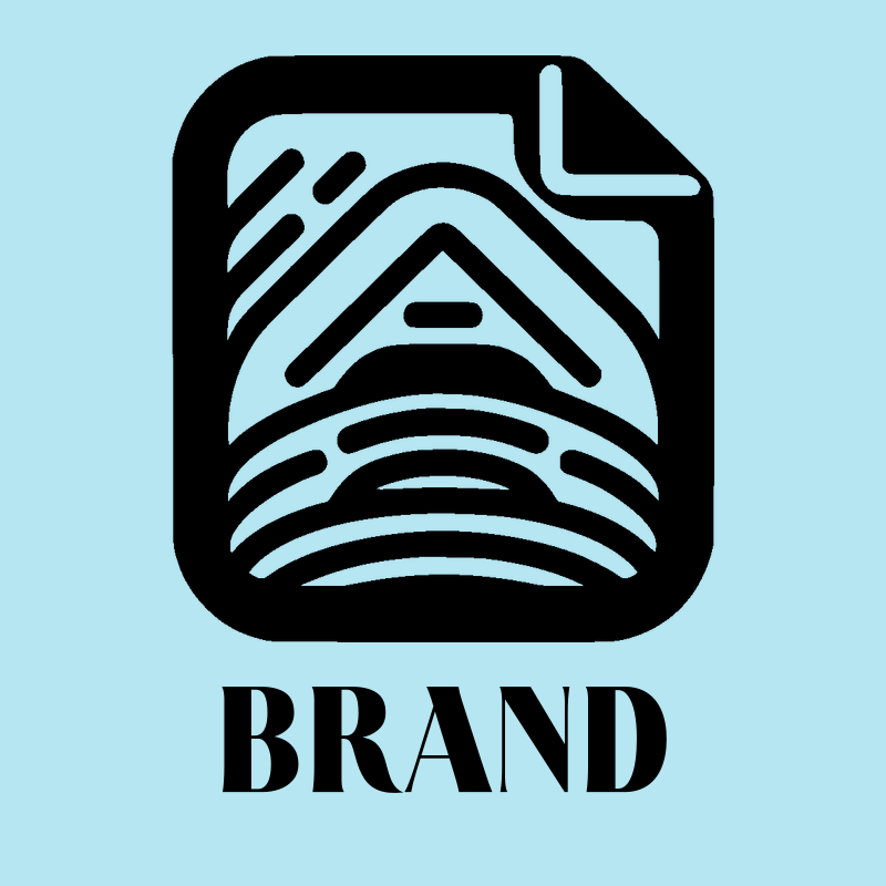 Abstract Cabin Landscape Logo preview