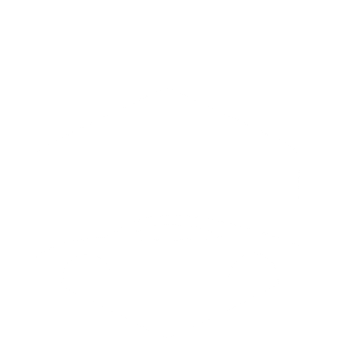 Car in Hexagon Logo #ffffff