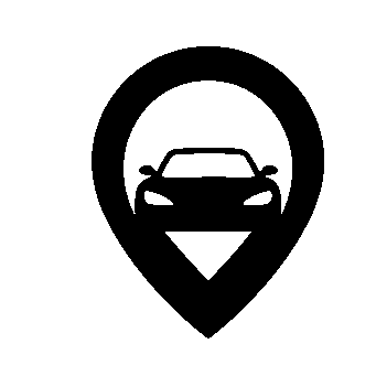 Car Location Pin Logo
