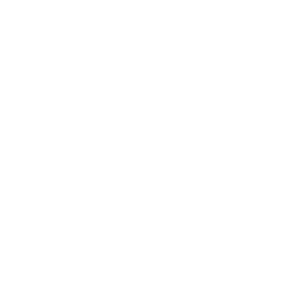 Car Winding Road Logo #ffffff