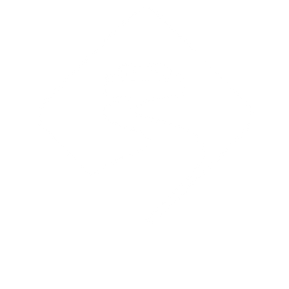 Car on Winding Road Logo #ffffff