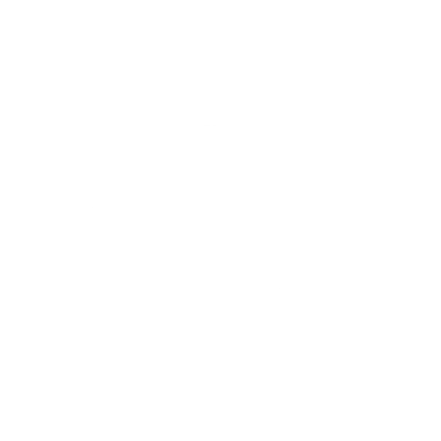 Negative Space Mask Car Logo #ffffff