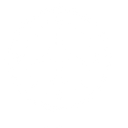 Airplane Compass Badge Logo #ffffff
