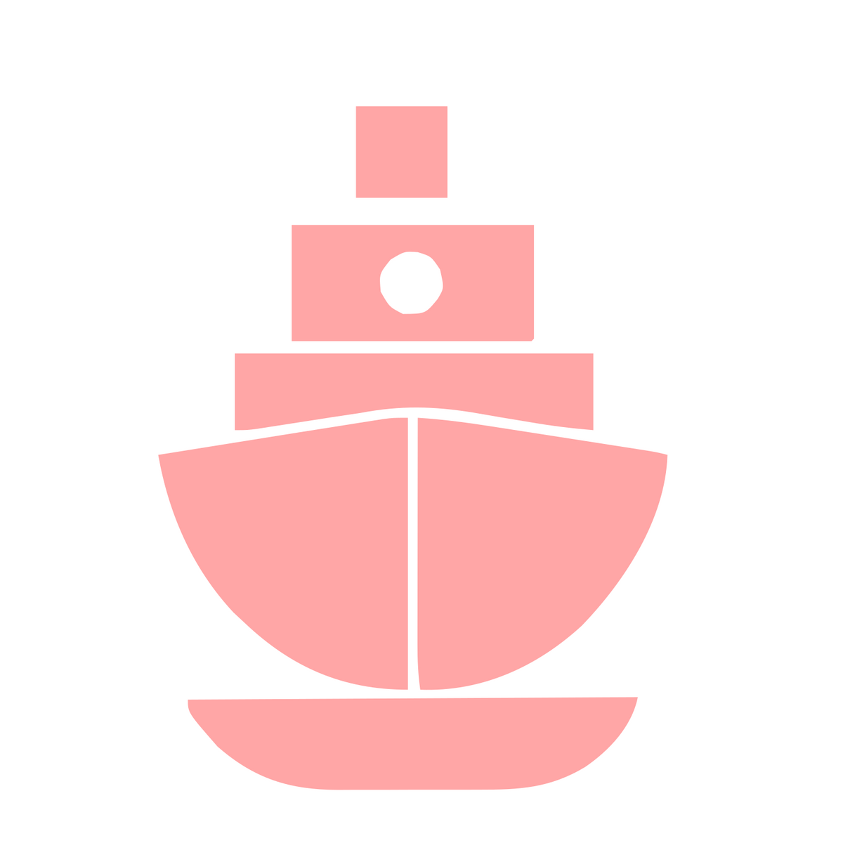 Ship Vessel Geometric Mark #ffffff/#ffa6a6