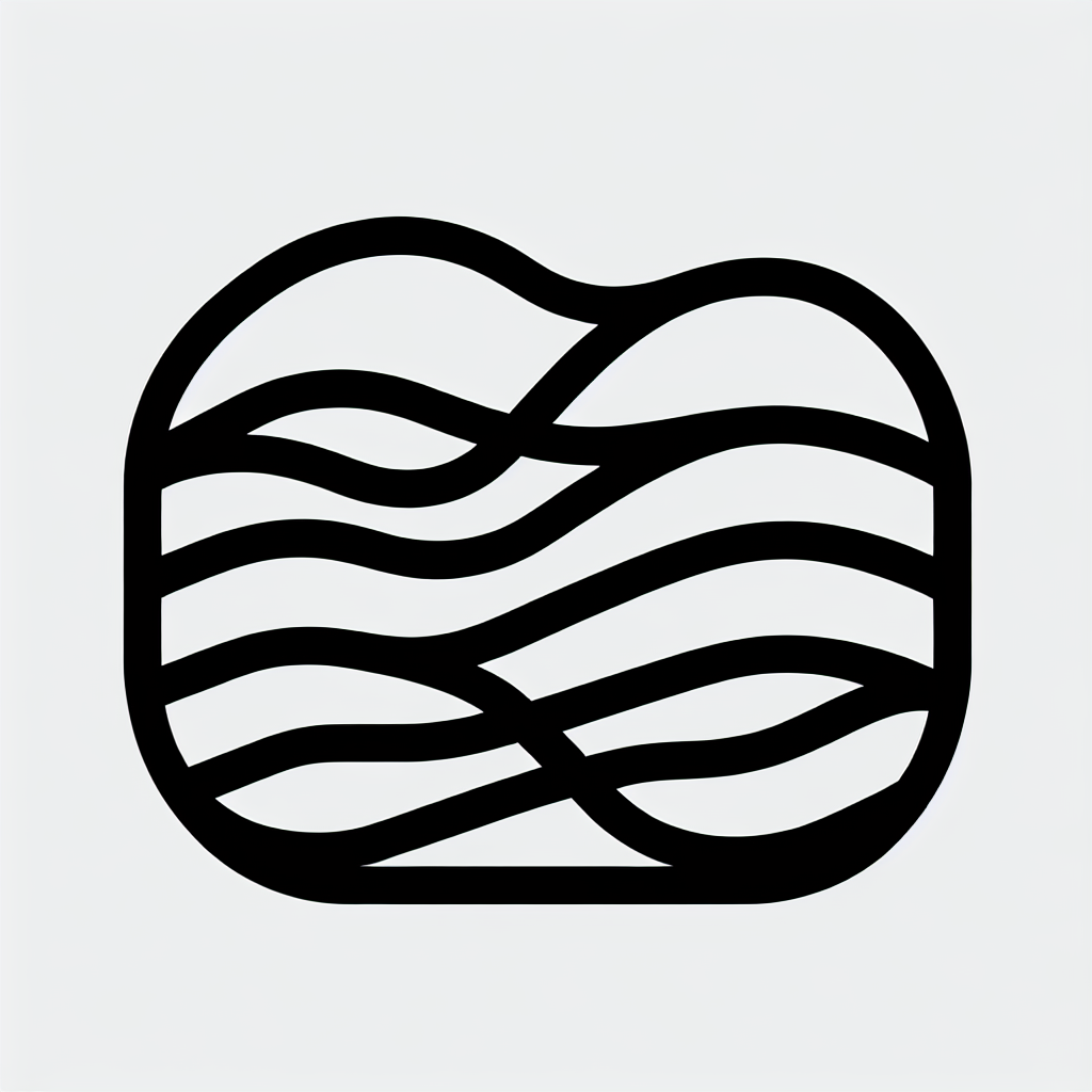 Wavy Lines Real Estate Logo