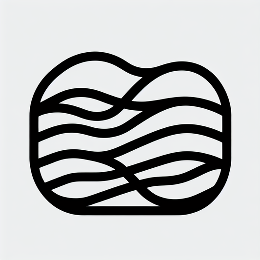 Wavy Lines Real Estate Logo