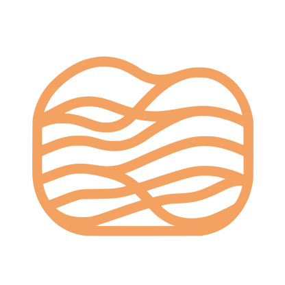 Wavy Lines Real Estate Logo #F4A261
