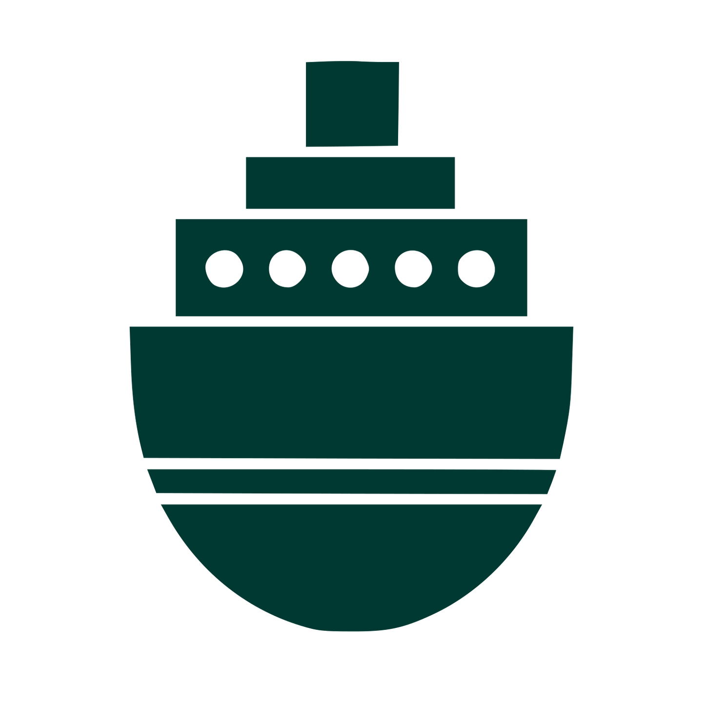 Bauhaus Ship Logo #003932
