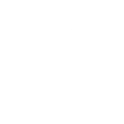 Brutalist Rocket Launch Logo #ffffff