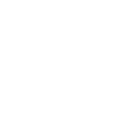 Pixel Rocket Launch Logo #ffffff
