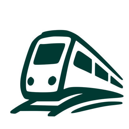 Hand-Drawn Train Logo #003932