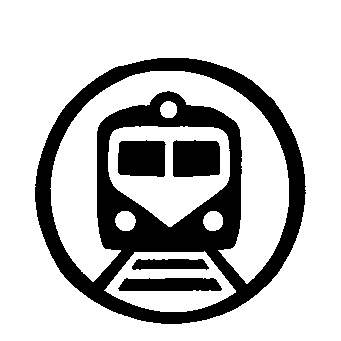 Train Front Circle Logo