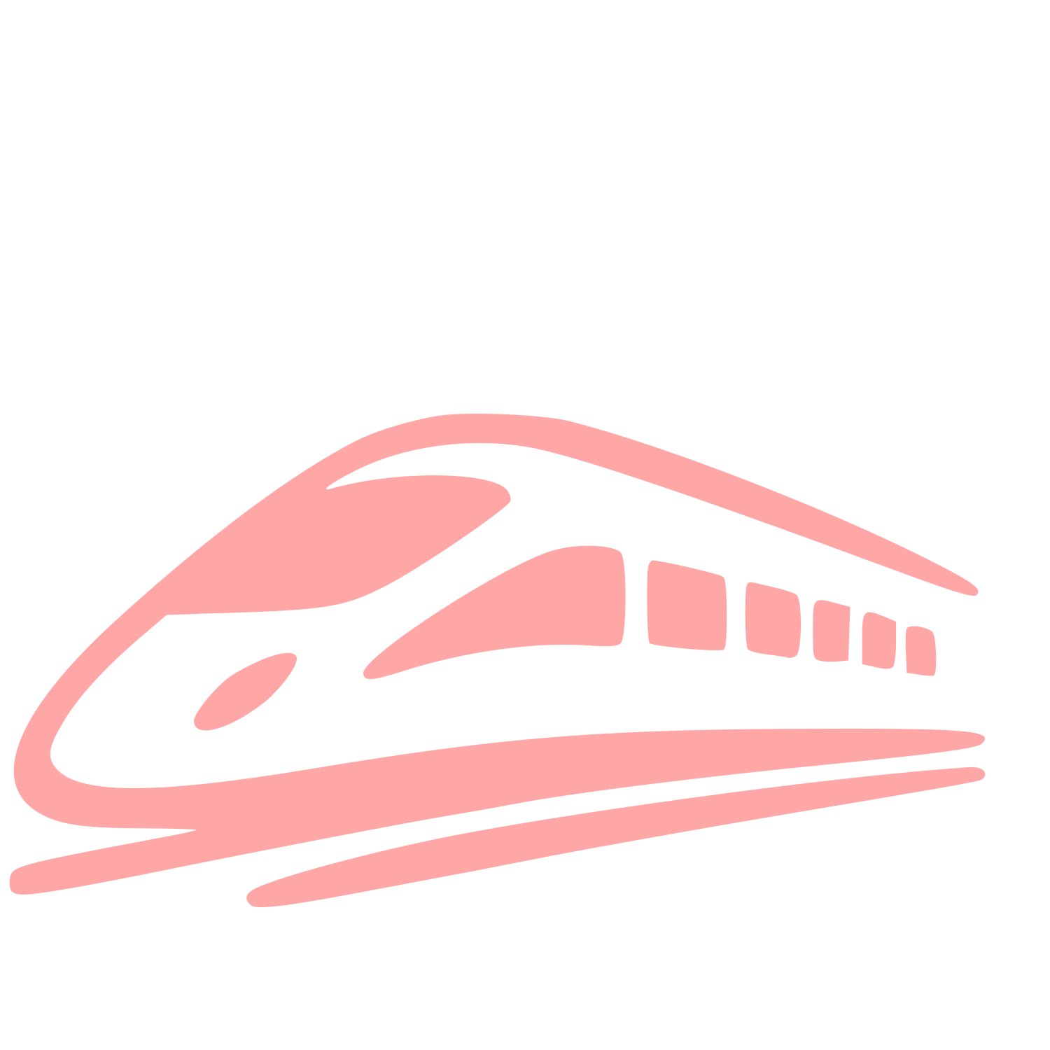 High Speed Train Logo #ffa6a6