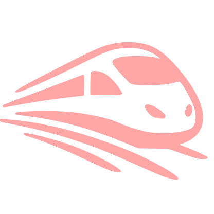 Speed Train Logo #ffa6a6
