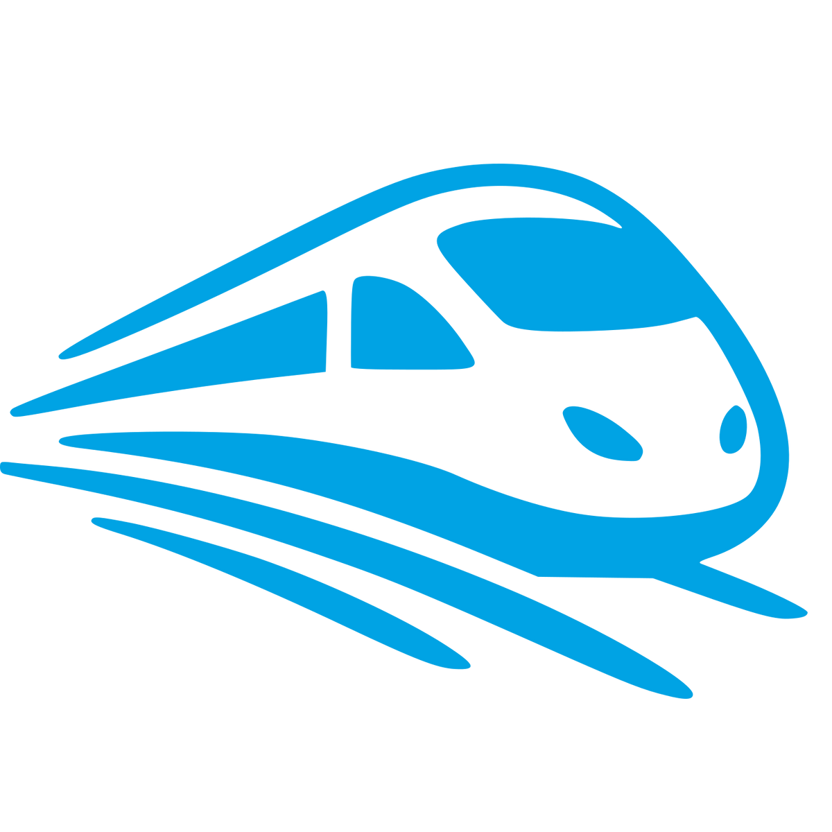 Speed Train Logo #00a3e4