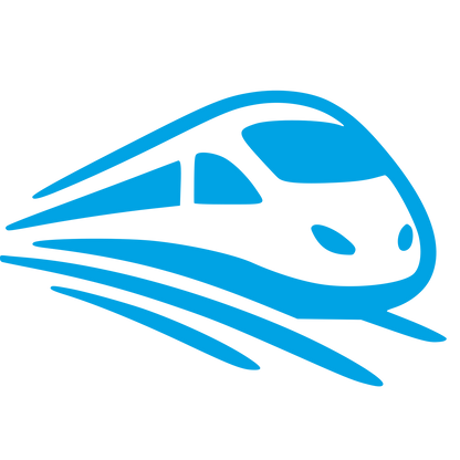 Speed Train Logo #00a3e4