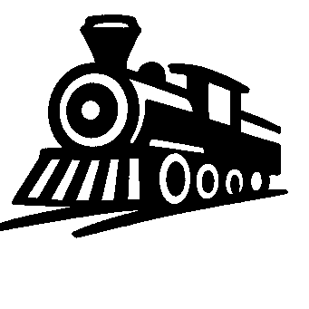 Steam Train Locomotive Logo