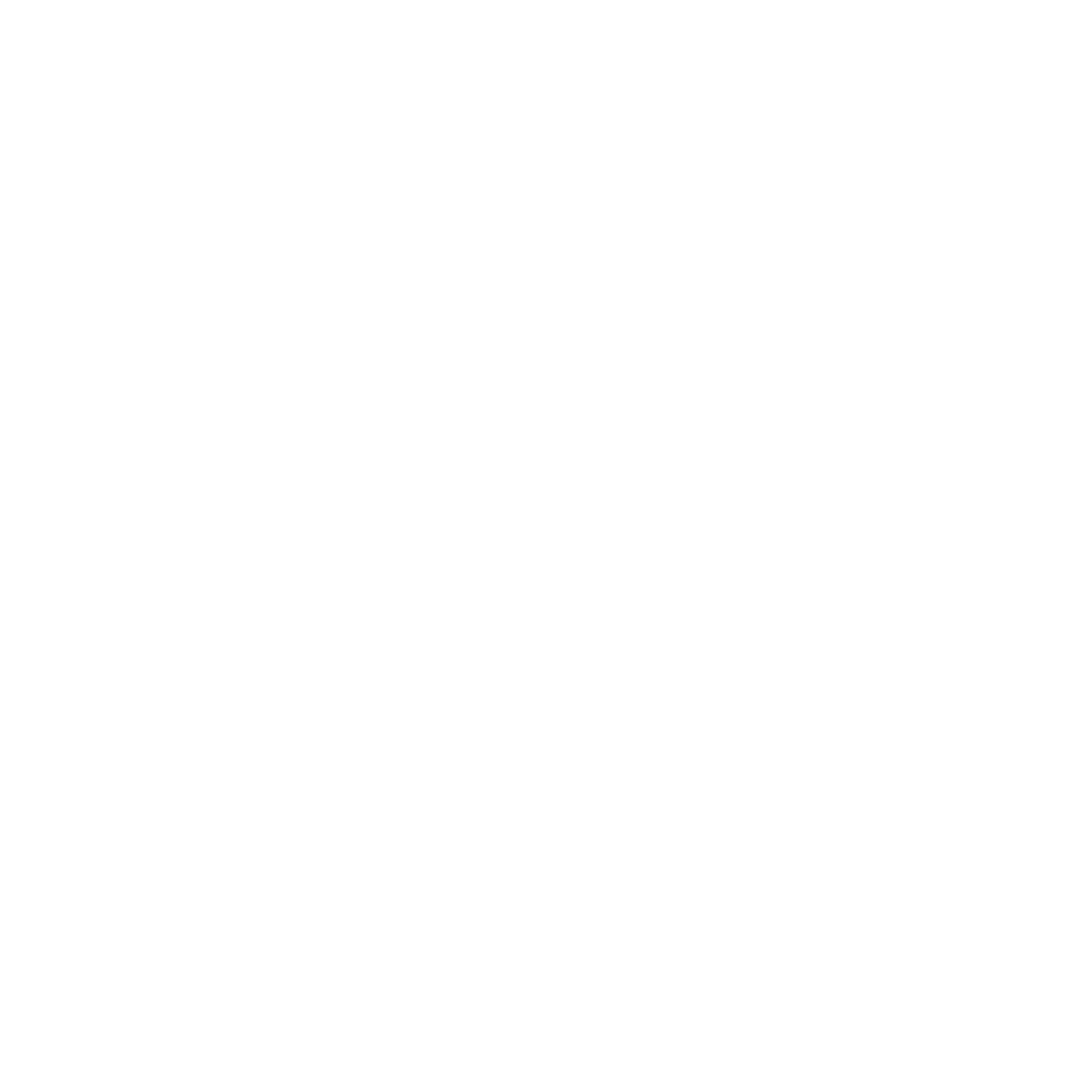 Overlapping Hot Air Balloon Logo #ffffff
