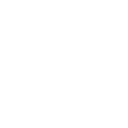 Overlapping Hot Air Balloon Logo #ffffff