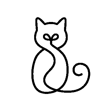 Monoline Cat Logo