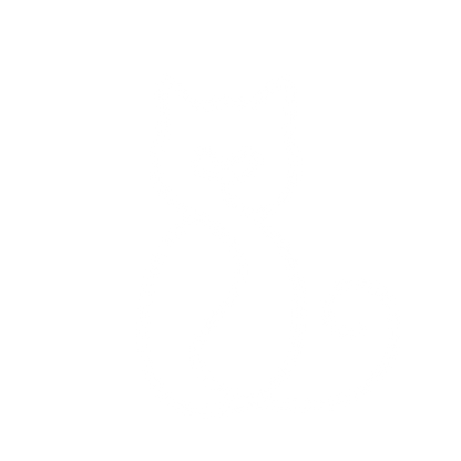 Monoline Cat Logo #ffffff