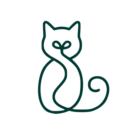 Monoline Cat Logo #003932
