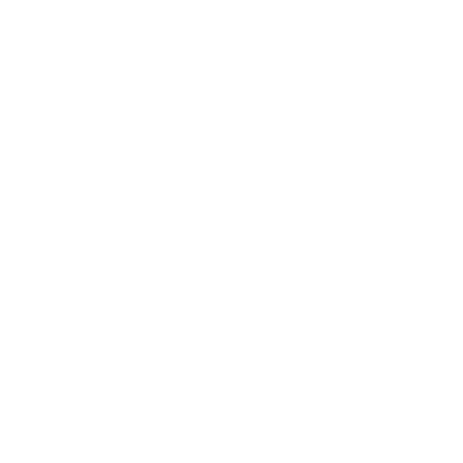 Monoline Stretching Cat Logo #ffffff