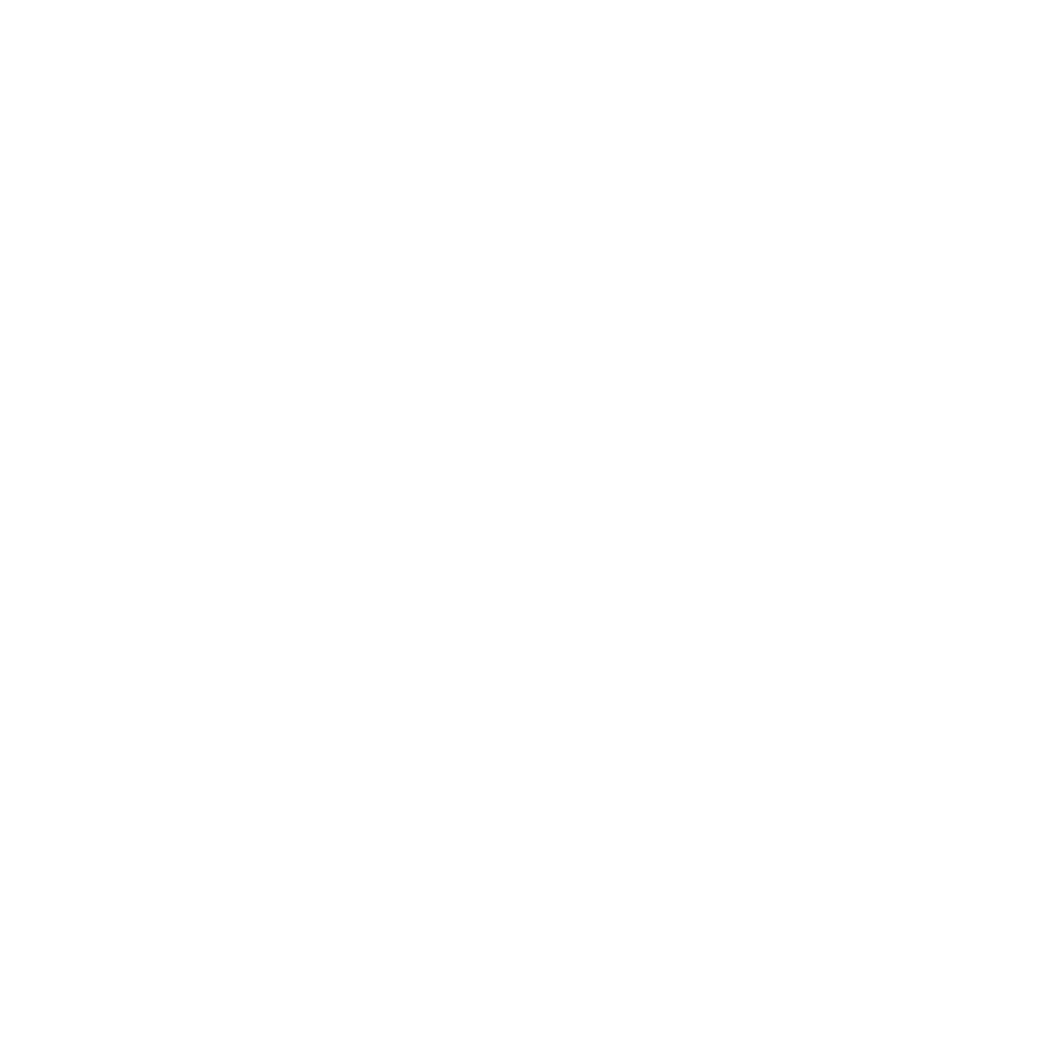 Monoline Sitting Cat Logo #ffffff