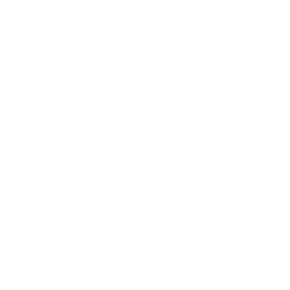 Sleeping Cat Monoline Logo #ffffff