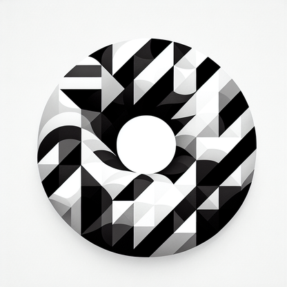 Shape Donut Circular Logo