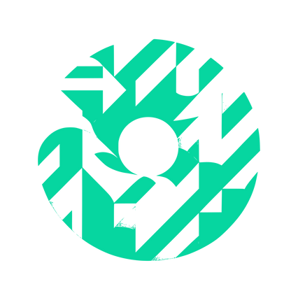 Shape Donut Circular Logo #06D6A0