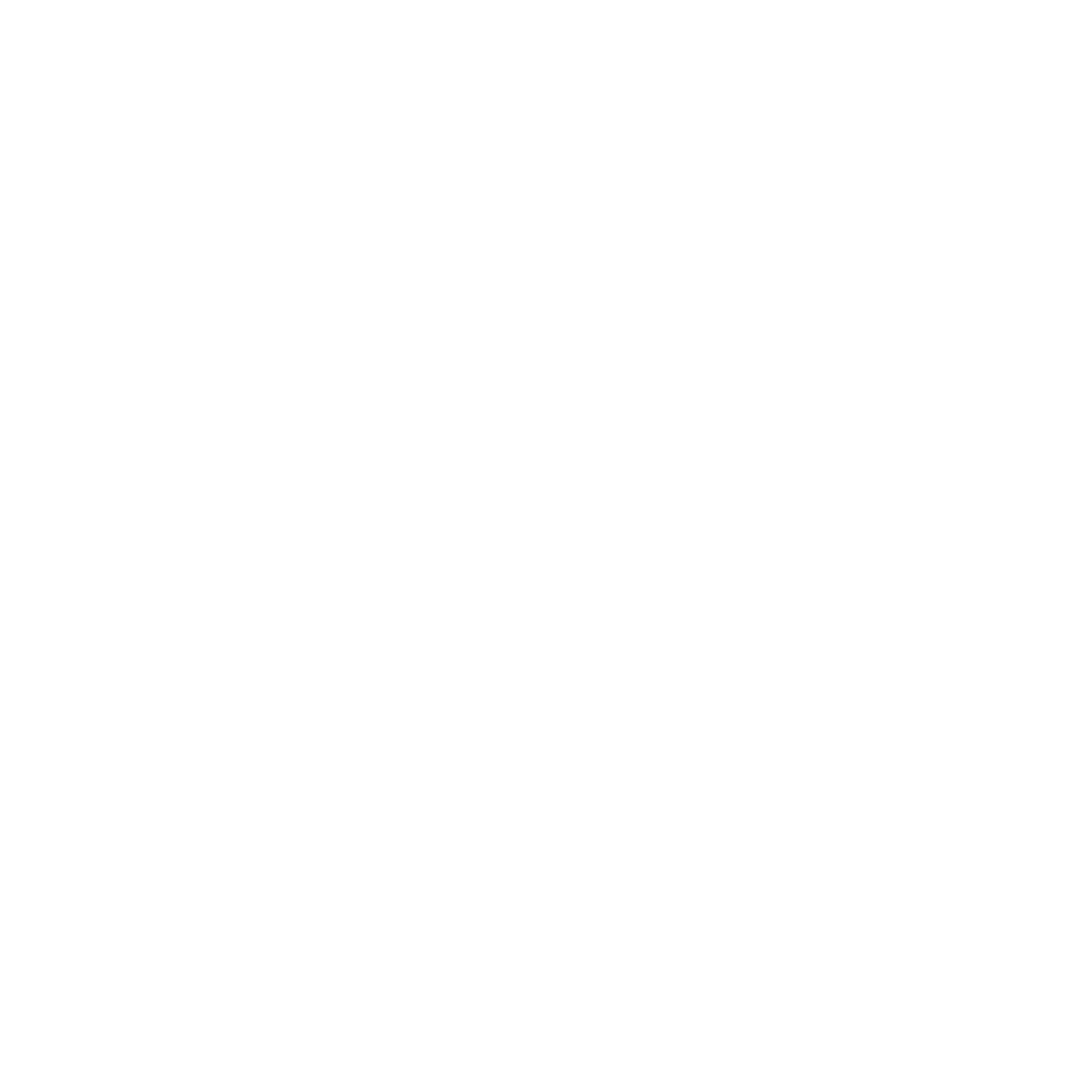 Dog Location Pin Logo #ffffff