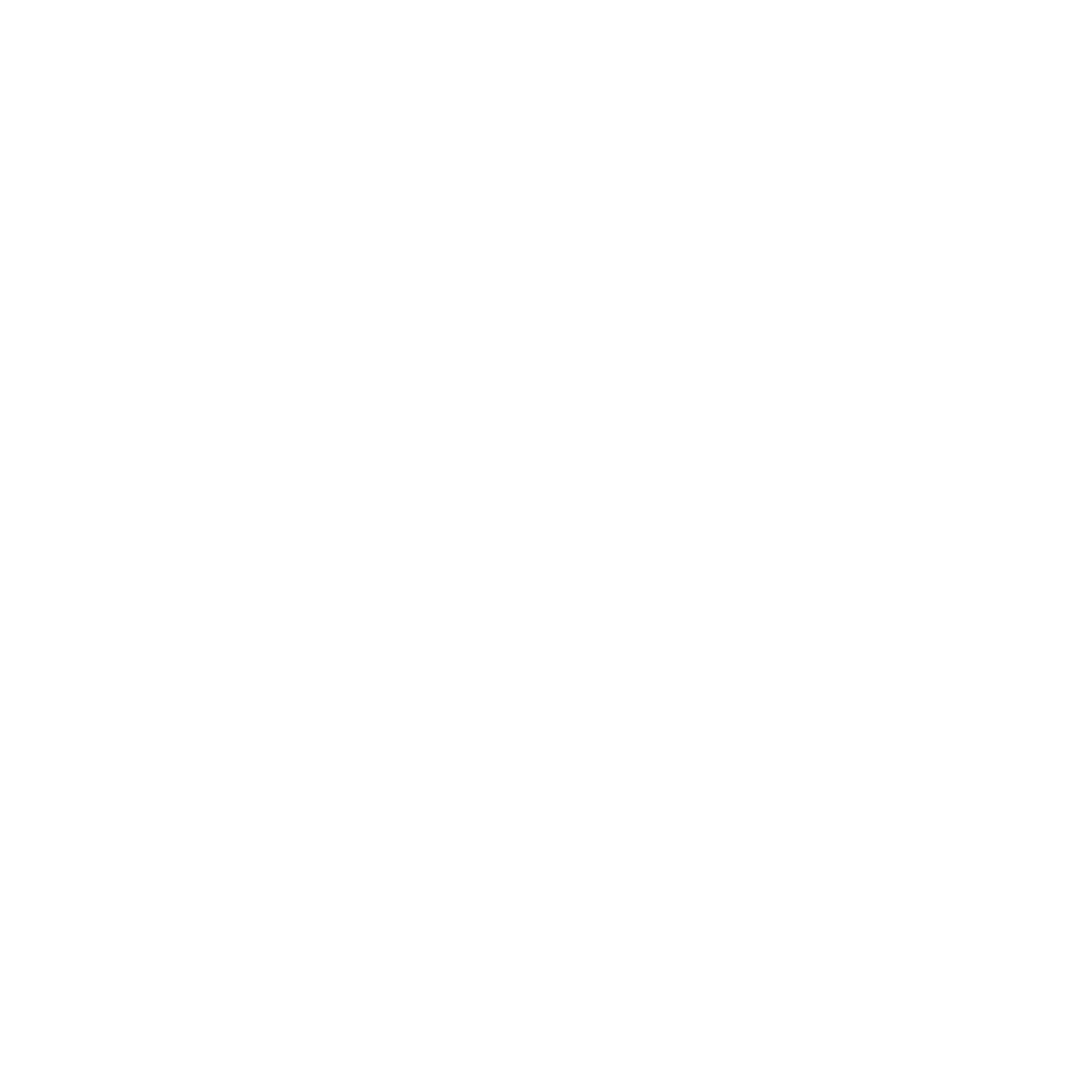 Dog Bone Negative Space Logo #ffffff