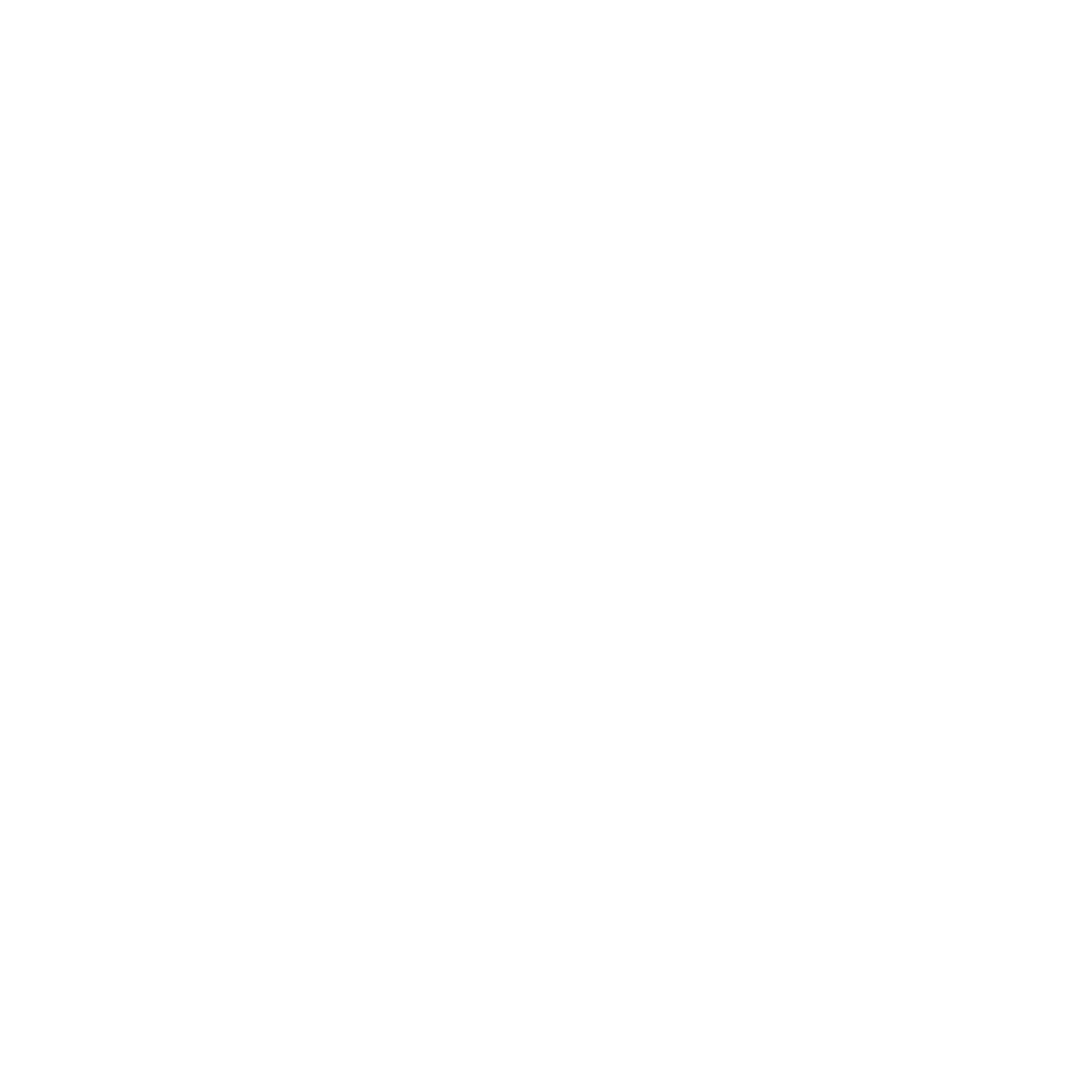 Negative Space Dog Logo #ffffff