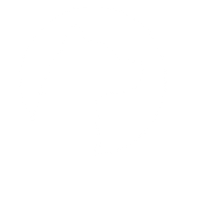Negative Space Dog Logo #ffffff
